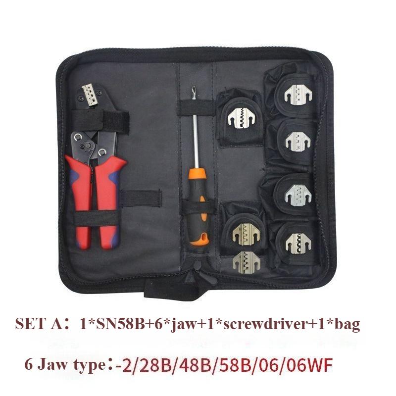 Professional Labor-Saving SN-18B Crimping Pliers Compatible with 6.1/1.8/1.8mm Spade Terminals for Precise Crimping for Dupont