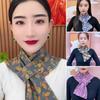 Velvet Fleece Neckerchief Windproof Neck Cover Casual Neck Warmer  for Women