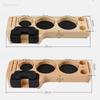 Coffee Tamper Mat Station Stand Portafilter Holder Support Base Rack Walnut Wood for 51/54/58MM Espresso Accessories Coffeeware