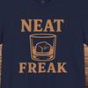 Neat Freak Whiskey Shirt: Funny Bourbon Lover Tee - Vintage Style