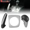 Car Automatic AT Transmission Gear Shift Lever Frame Trim Panel for Honda Civic 2006-2011 Brake Handle Cover Gear Shift Knob