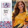 Independence Day Body Patriotic USA Glitter Stick Face Hair Flag Glitter Accessories Sparkling