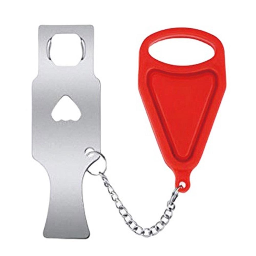 1pc Portable Door Lock For Travel Essential,Providing Better Security And Privacy Protection For Rental Room, Hotel And Home