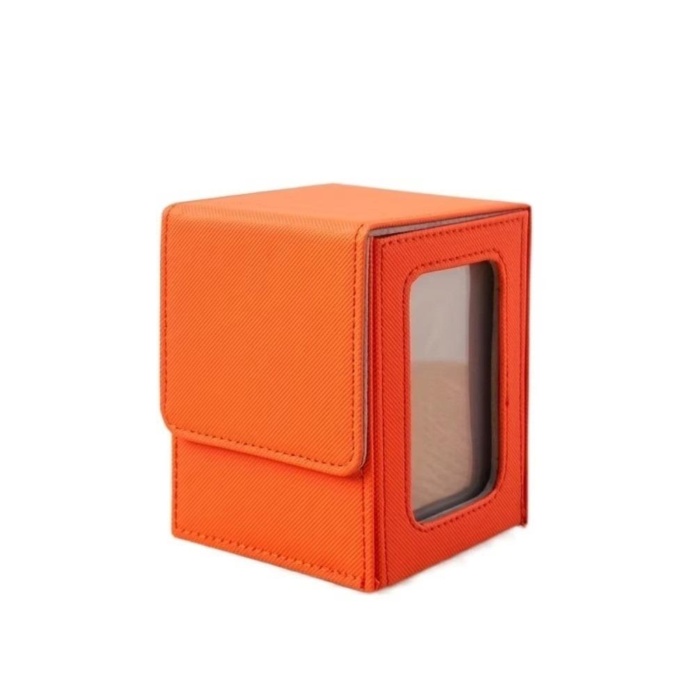 Magnetic Closure Window Collection Box Stain-resistant Card Deck Box Trading Card Storage Box