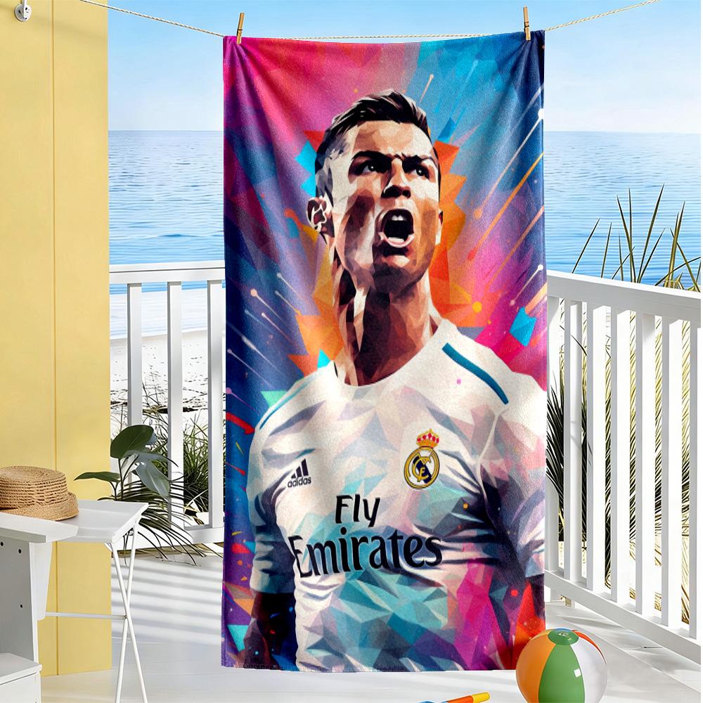 Dynamic Cr7 Action Beach Towel Quick-Dry Soft Microfiber Comfortable Lightweight
