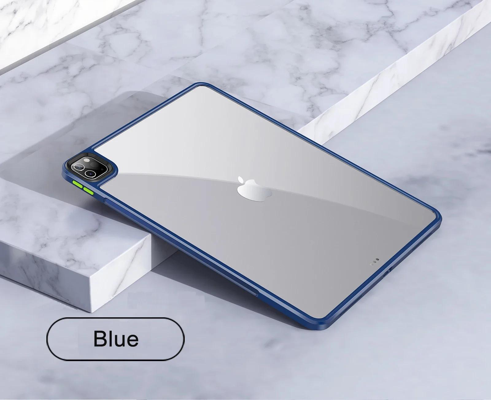 Coque Transparente Pour iPad Air Pro M4 10.9 11 12.9 10.2 13 Pouces MINI 4 5ème 6ème 7ème 8ème 9ème 10ème Génération Couverture Rigide Transparente for ipad MINI 6