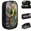 Digital Printing Diy Black Primary And Secondary School Student Stationery Pencil Case Double-Layer Stationery Case Storage Bag Pencil Case