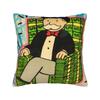 Alec Monopoly B Lucky Dragon Pillow Case  Graphic Pillow Cover Retro Trendy Cushion Cover For Sofa Couch Bed Living Room