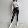 2026 Women's European and American Ribbed Long Sleeve Knit Base Layer T-shirt
