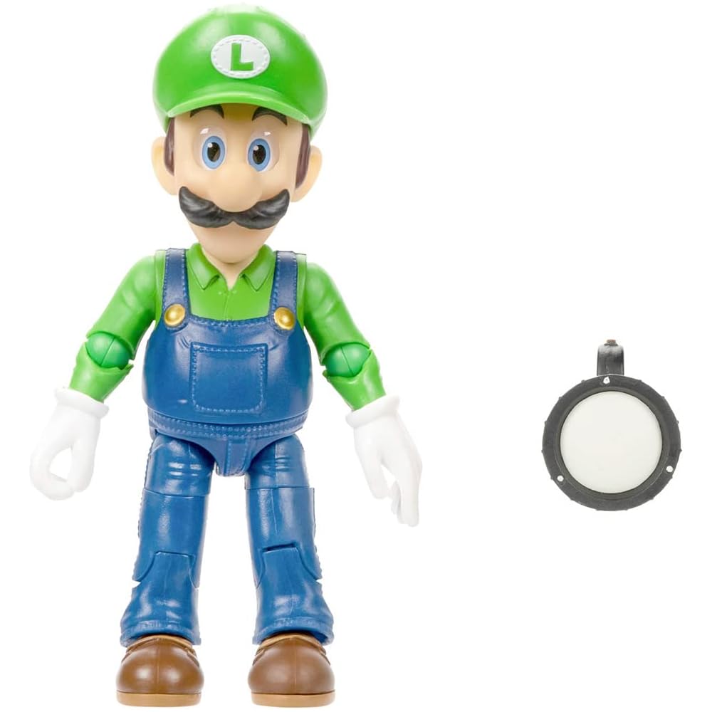 San-ei Trading Super Mario Brothers Movie Action Figure Luigi 6.5x5x13.5cm Collectible Toy TSM-02