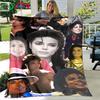 Calda Moda Pop Star M-Michael Jackson Coperta in Flanella per Adulti e Bambini Decorazione Divano Letto Coperta Portatile Regalo