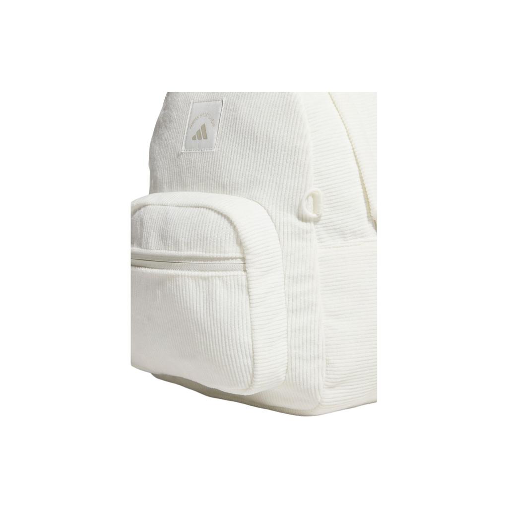 Adidas Versatile Casual Striped Mini Backpack Women Backpacks White KT0856