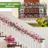 67" Künstliche Blumen Ranken Girlande Falsche Prunkwinde Hängende Ranken Kunstseide Frühlings Blumen Girlande für Kaminsims Wand Zaun Hochzeit Bankett Dekor