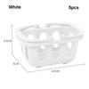 5pcs Multicolors Basket Toys Mini Shopping Hand Basket Model  Doll House