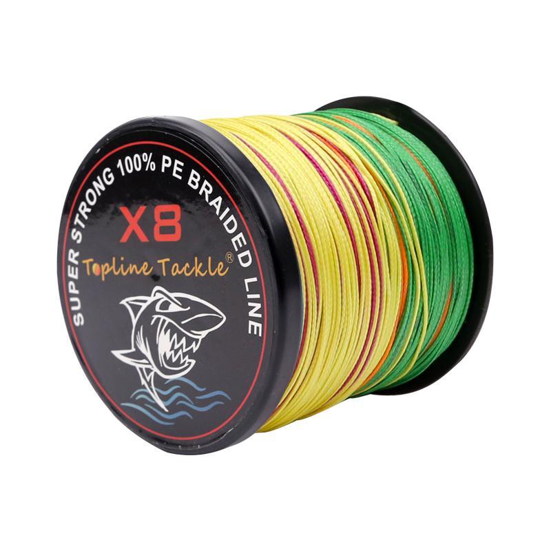 Super Resistente Treccia PE X8 Filo da Pesca 1000M 8 Fili Intrecciati Filo da Pesca in Mare 8 Trecce Filo Intrecciato Resistente