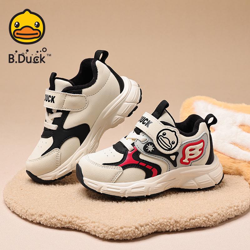 B.DUCK Kinder rutschfeste Winter-Sportschuhe mit Fleece-Futter