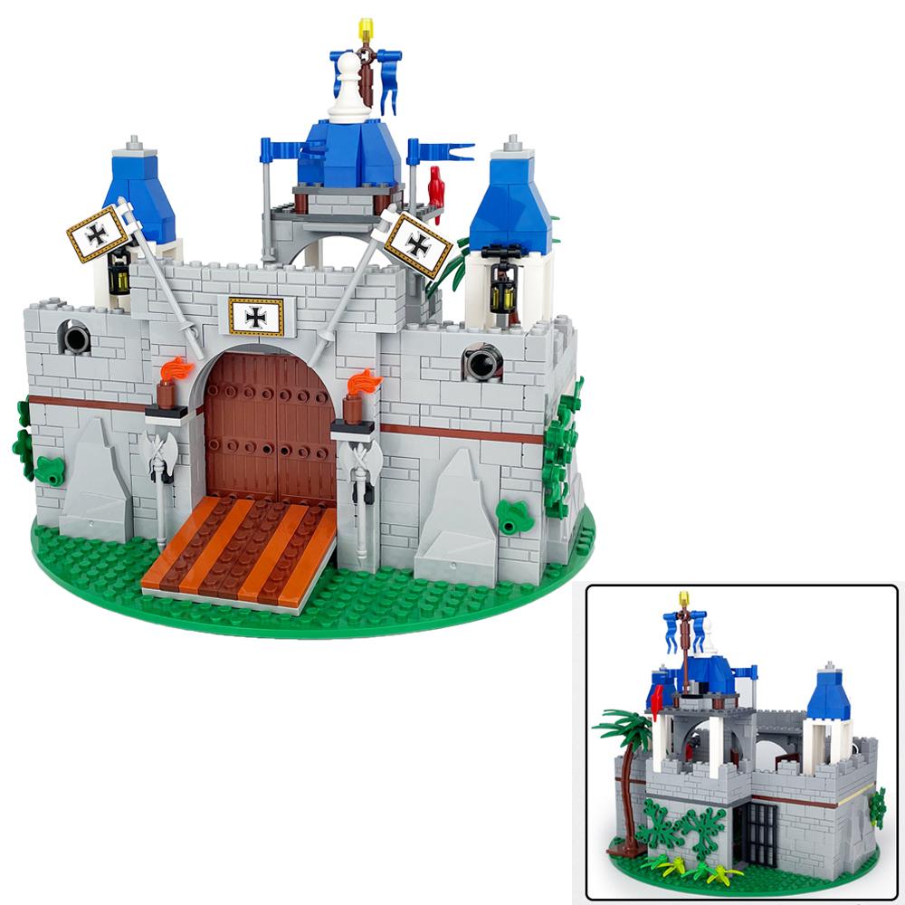 My Extreme Outdoor Activities Medieval Knight's Castle Modular Building Set, Creative Construction Bricks For Adults & Kids, Room Display Model Gift Idea
