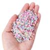 2/3/4 Mm Cream Ab Glass Rice Beads Round Beads Loose Beads Diy Bracelet Necklace Beaded Material Jewelry Accessories