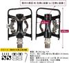 GORIX Flat Bicycle Binding Pedals with Adjustable Includes Cleats Type for Road CNC Fixed Pedals Single-Sided Fixation, Lightweight, (GX-PMS106 2),
