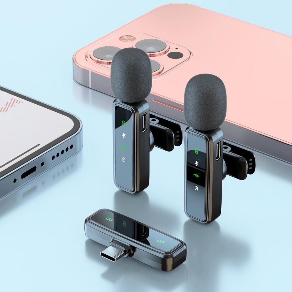 New J81 Lavalier Microphone: Smart Noise Reduction, Wireless J82 Three-in-One Mic