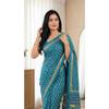 New Top Hot Trending Ajrakh Print Saree