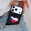 Czech Republic Flag Phone Case for iPhone 16e 15 14 13 12 17 Pro Max Plus Air 17pro Cover Coque