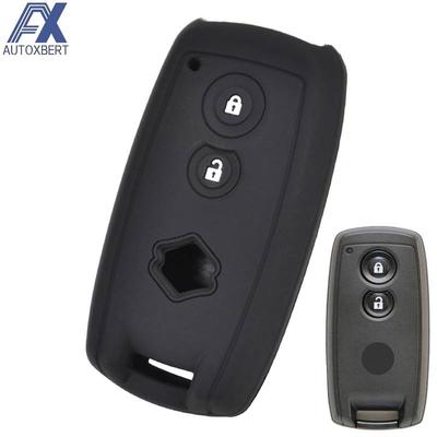 2 Tasten Silikon für Suzuki Swift Grand Vitara SX4 Scorss XL-7 Auto-Fernbedienungsschlüsselhülle