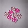 100Pcs Pink Cherry Blossom Cherry Resin Flat Back Cabochons for Hairpin Scrapbooking DIY Jewelry Craft Decoration Accessories