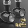 4 Wires E24 Motorcycle LED Turn Signals Light DRL Mini 8mm Retro Indicator Stop Lamp Flasher Blinker For Honda Suzuki Kawasaki
