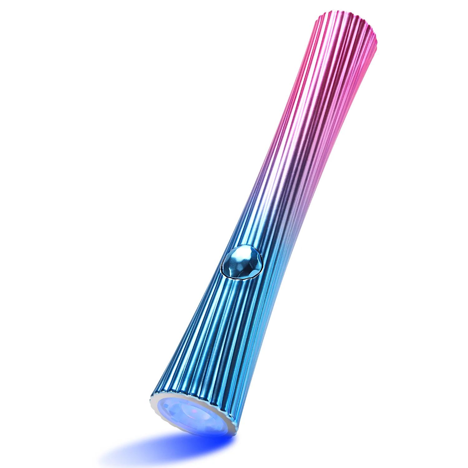 

Ручная лампа для ногтей Мини УФ светодиодная лампа для ногтей для сушки всего гель-лака Перезаряжаемая Быстросохнущая Маникюрная лампа Фонарик для ногтей розовый