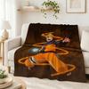 Naruto Unleashes Rasengan Theme Cute Flannel Blanket Skinfriendly Warm Fleece Blanket For Living Room Sofa Nap Home Decor Gift For Friends