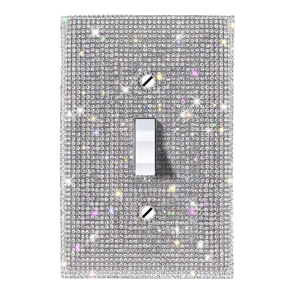 Switch Panel Diamond Sticker US Standard Wall Plate Cover Rectangle Sticker