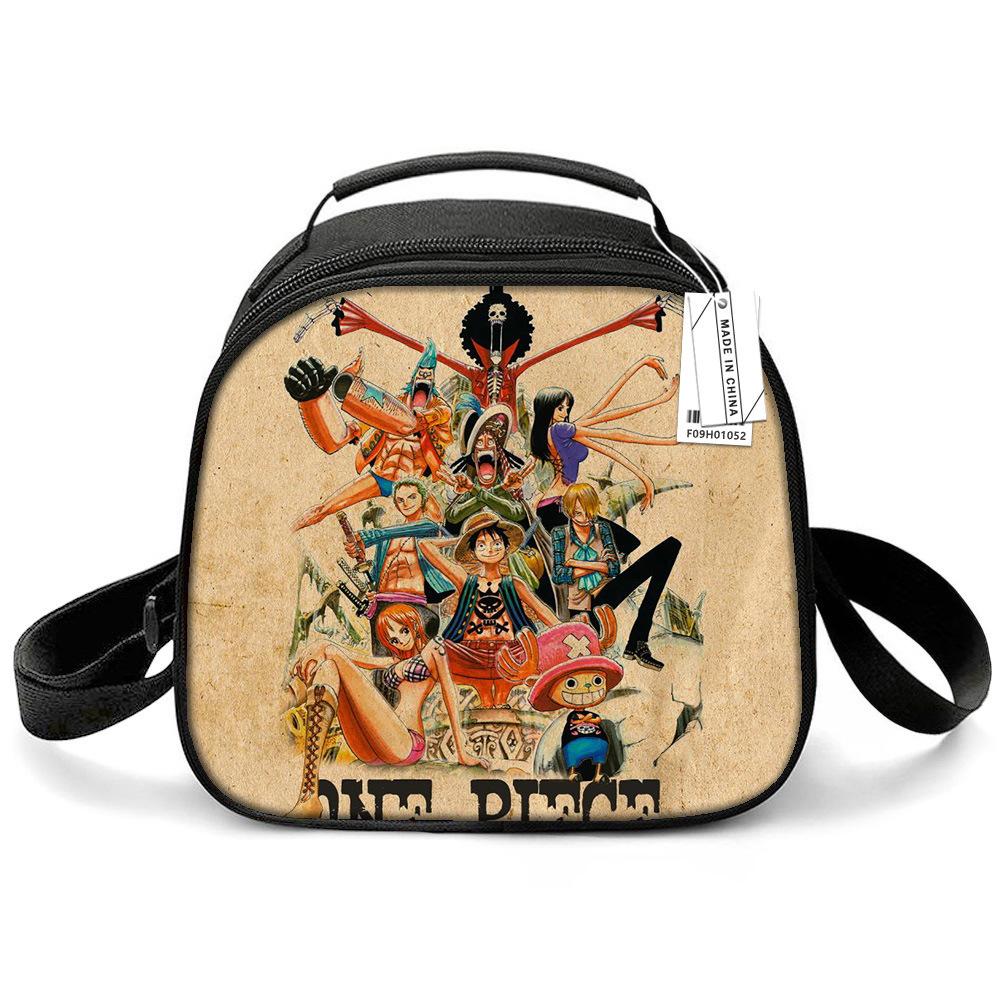 Animation Lunch Box Thermal Insulation Bag Lunch Bag Student Thickened Aluminum Foil Nautical King Storage Thermal Insulation Meal Bag Ice Bag
