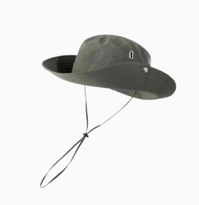 

New style fishing hat with wide brim, sun protection, hiking hat with adjustable ventilation, fishing hat for outdoor camping