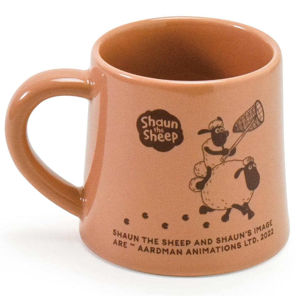 the Diameter with Mino Microwave and Dishwasher Made in 246014 "Shaun Sheep" Mug, Approx. 300ml, Approx. 8x8cm, "Life Timmy," Ware, Safe, Japan,