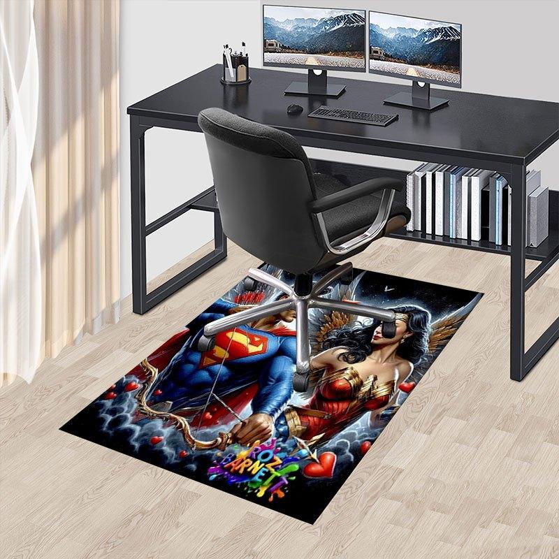 "Amore da Supereroe: Il Regalo Definitivo per San Valentino!"Tappetino per Ufficio Decorazioni per la Casa Tappeti per Ufficio LB69"