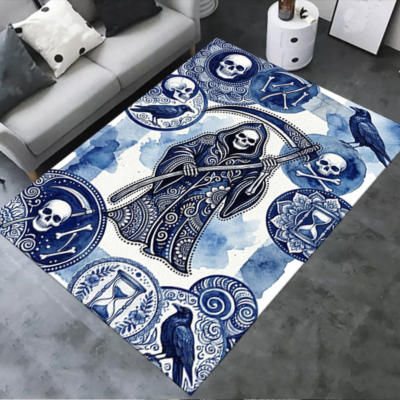 

2025 New Death Carpet Rug for Living Room Bedroom Home Sofa Decoration,Kids play Non-slip Floor Mat155 40x60cm( 15x23in )