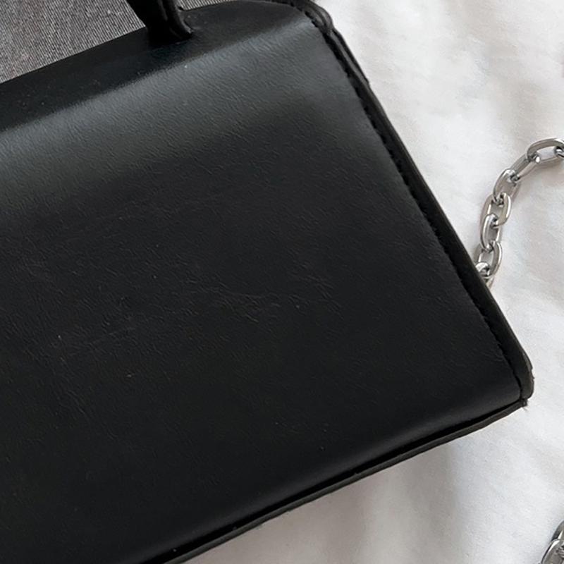 Bow Design Solid Color Mini Shoulder Bag Pu Leather Flap Crossbody Bags For Women 2024  Female Chain Purse And Handbags