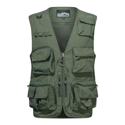 Four Seasons Vest Men's Outdoor Multi-Pocket Fishing Photography Vest Advertising Large Size Vest