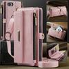 For iPhone 7 Plus 5.5 inch/iPhone 8 Plus 5.5 inch/iPhone 6 Plus 5.5 inch Case CASEME C39 RFID Blocking Zipper Wallet Stand Leather Cover with Strap