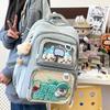 Schoolbag Japanese Transparent Second Dimensional Comic-Con School Bag Student Girl Cartoon Large Capacity Trend Visual Bar Pain Bag