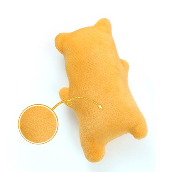 Cat Toy Bite-resistant Soft Cartoon Rabbit Shape Pet Cat Kitten Teaser Catnips Toy Pet