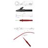 1set Meter Test Kit Connector Multimeter Test Leads Wire Puncturer Crocodile Clips For Electrical Measurements Testing