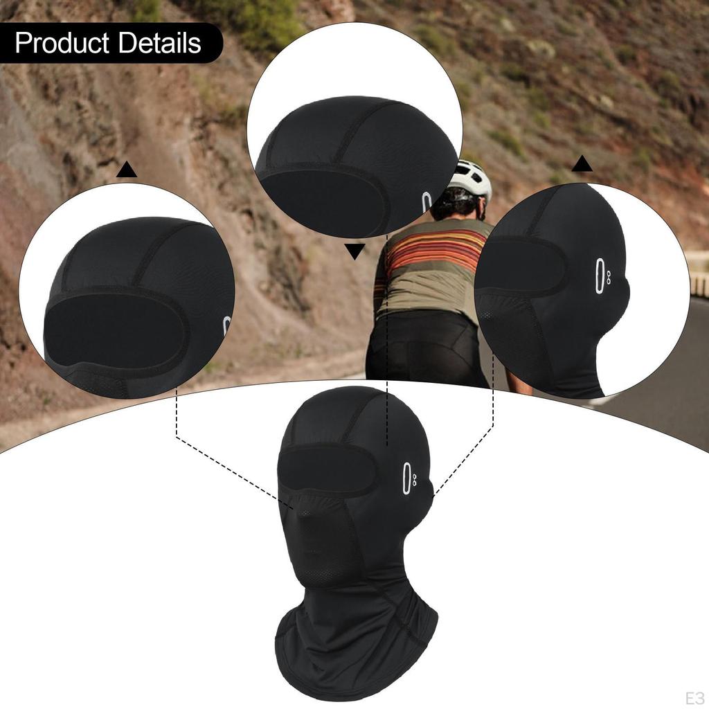 , Face with Eyeglass Holes, Cover, Hood for Mountaineering, Women, Men, Fishing