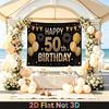 Party Backdrop Birthday 50Th Photo Booth Background Front Door Decor