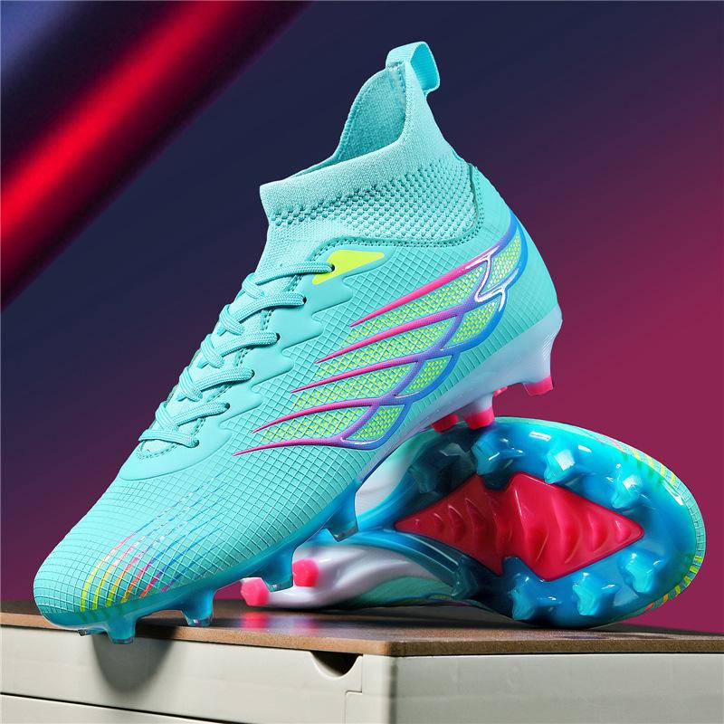 New Shoes, Broken Gold Spikes for Men and Women, Artificial Turf Football Shoes, Competition Nails for Training Students, Excellent Price