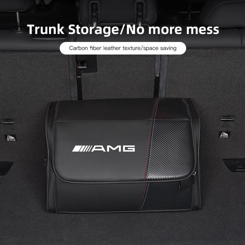 Auto Kofferraum Organizer Box Für Mercedes Benz AMG A B C E G CLA W211 W203 W204 Große Kapazität Faltbar Verstauen Aufräumen Aufbewahrungstasche