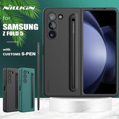 NILLKIN Per le custodie per telefoni Samsung Galaxy Z Fold 5 Flex Pure Fold Cover viene fornita con una S-Pen
