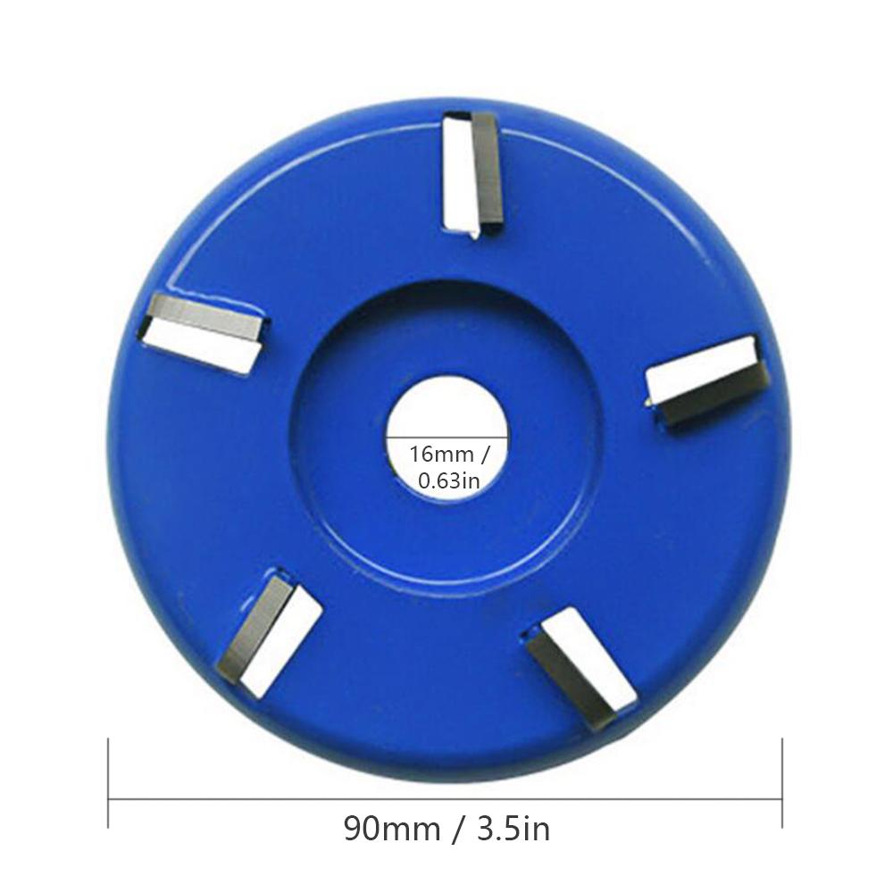 Angle Grinding Wheel Wood Carving Disc 5/8 Inch 6 Teeth for Polishing Sanding Carving Grinding
