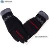 Winter Vintage Bow-Knot Touch Screen Driving Warm Windproof Glove Fashion Grace Lady Gloves Women Mittens